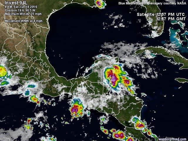 Afectación en Quintana Roo por la Onda Tropical No.5