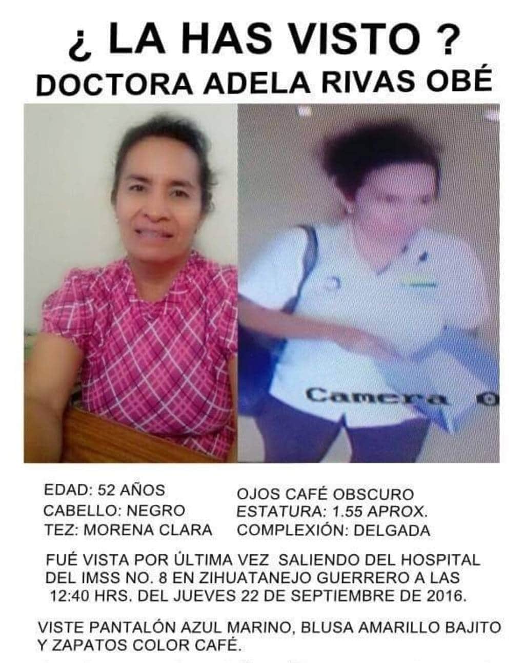 Hallan muerta a doctora de IMSS