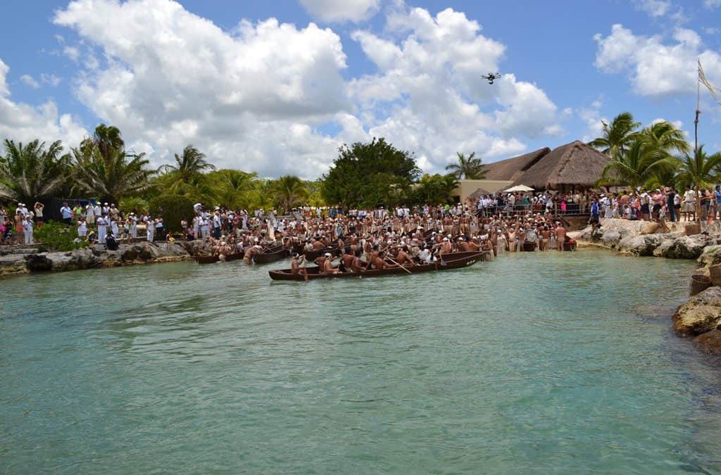Chankanaab, listo para recibir a los canoeros de la travesía sagrada Maya