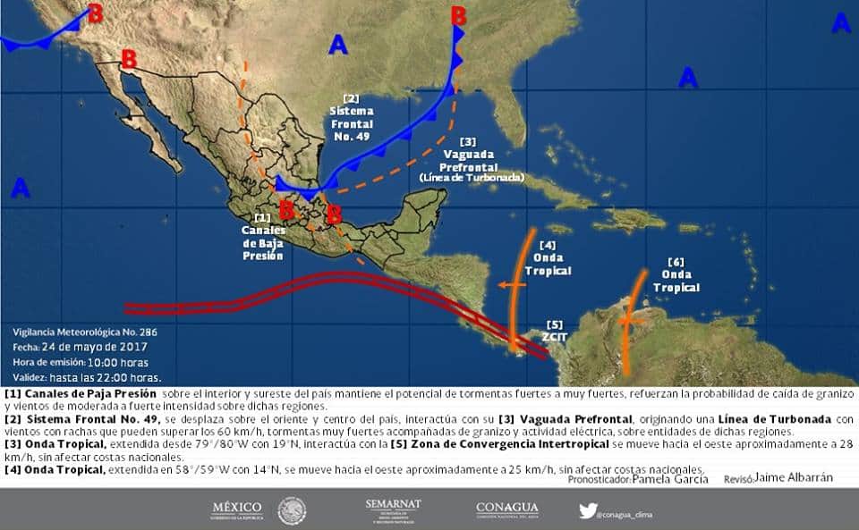 Turbonada afecta a Quintana Roo