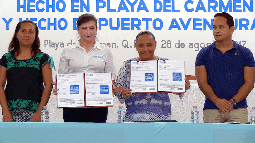 Registran marcas Hecho en Playa del Carmen y Hecho en Puerto Aventuras