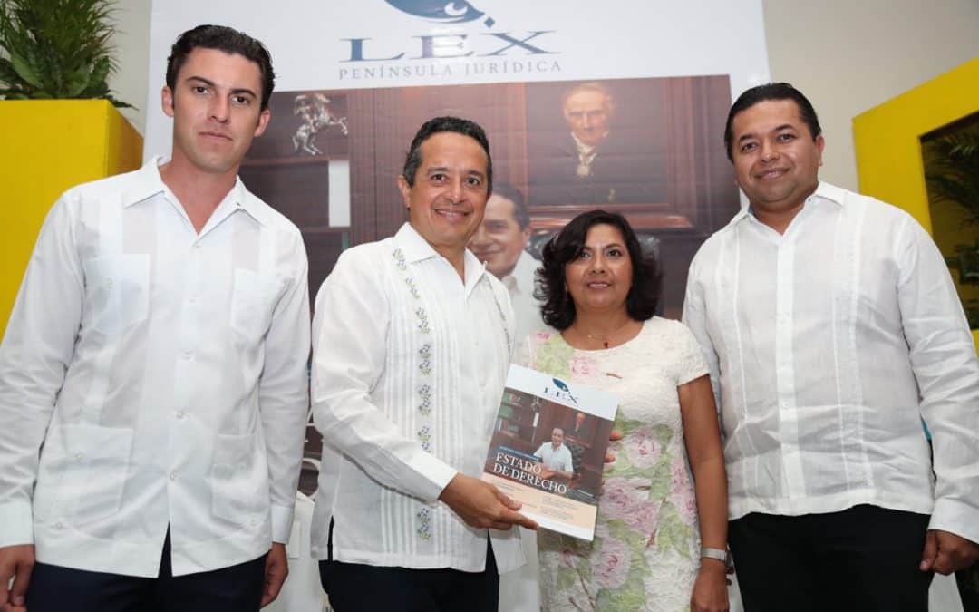 Carlos Joaquín asiste a la presentación de la Revista Lex Península Jurídica