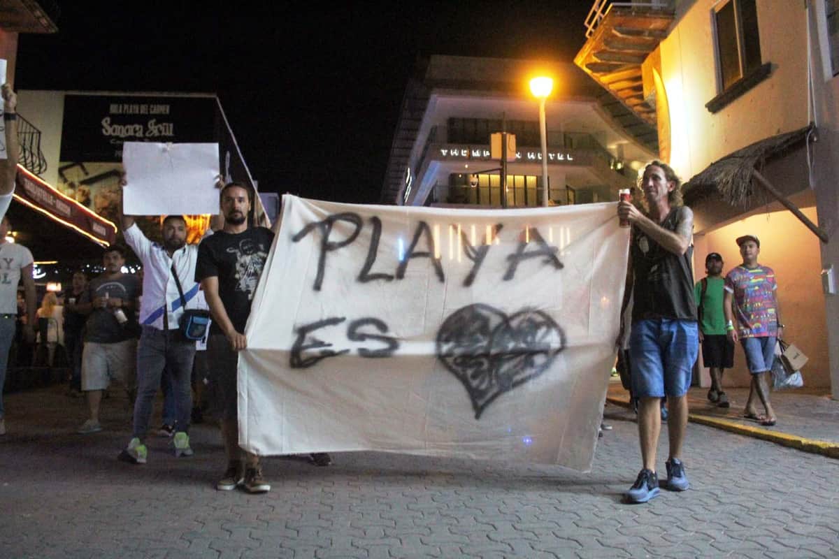 ¿Y la marcha por la paz en Playa?