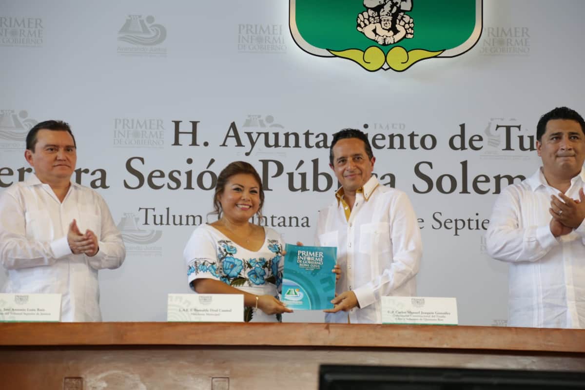 Rinde Romi Dzul su Primer Informe de Gobierno