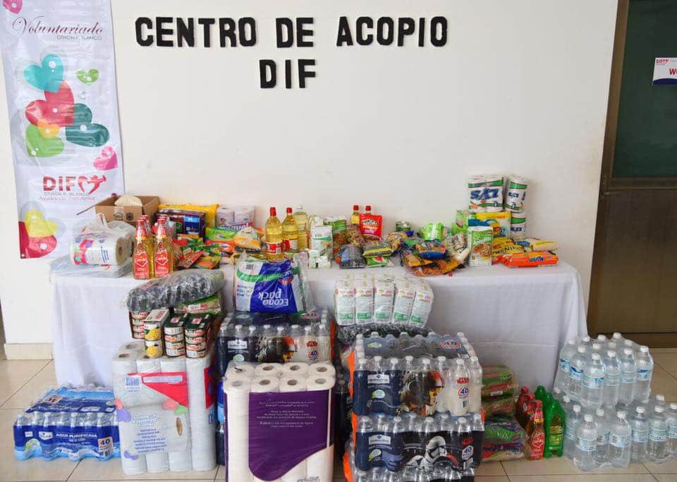 Responden chetumaleños a llamado donando víveres para afectados por terremoto