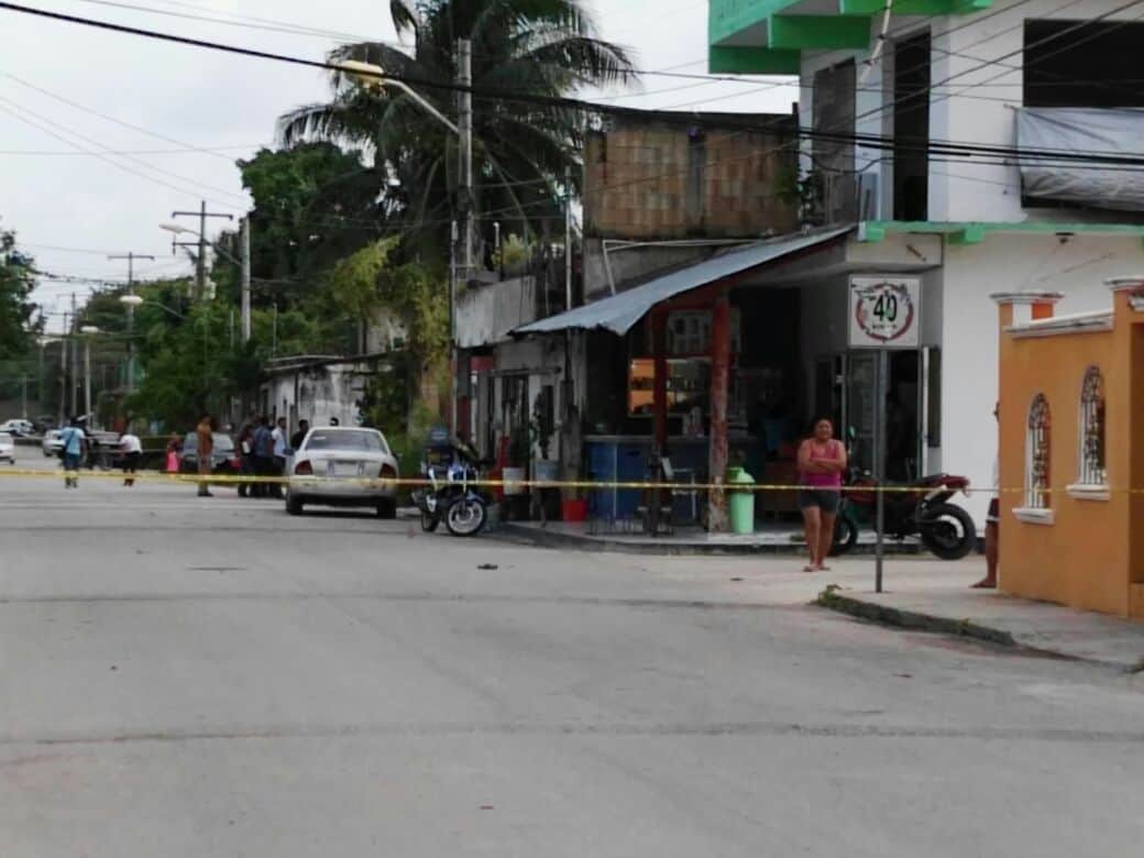 Baleados, tres en Cancún