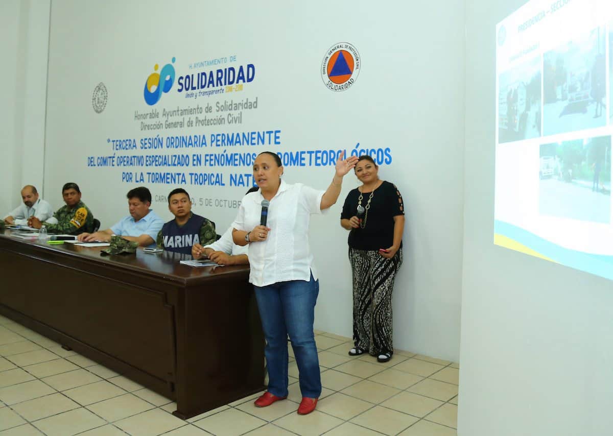 Continúa Solidaridad trabajo preventivo ante tormenta “Nate”