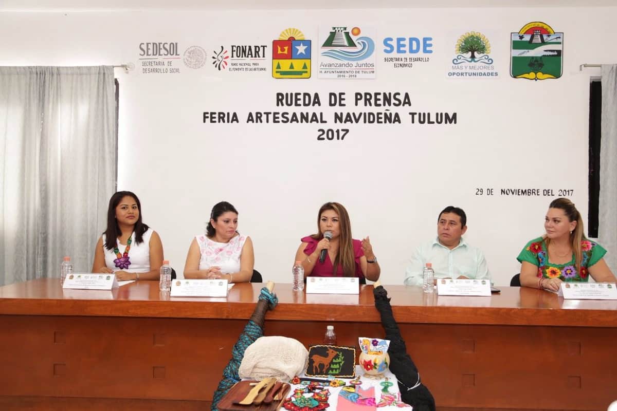Del 8 al 17 de diciembre se realizará la Feria Nacional Artesanal Navideña Tulum 2017