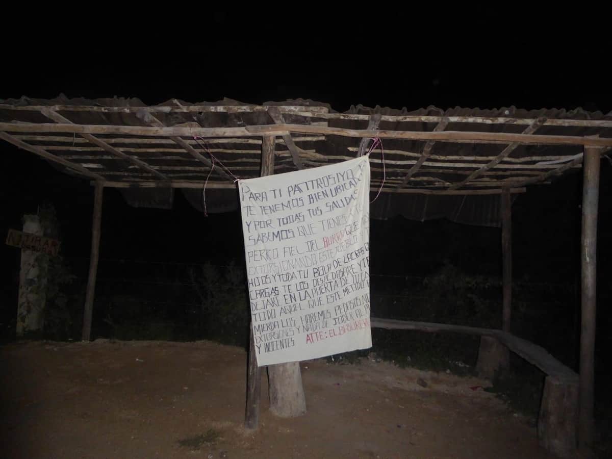 Aparece narcomanta en In House