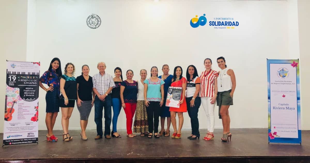 Música mexicana por Chiapas: empresarias y artistas playenses organizan concierto