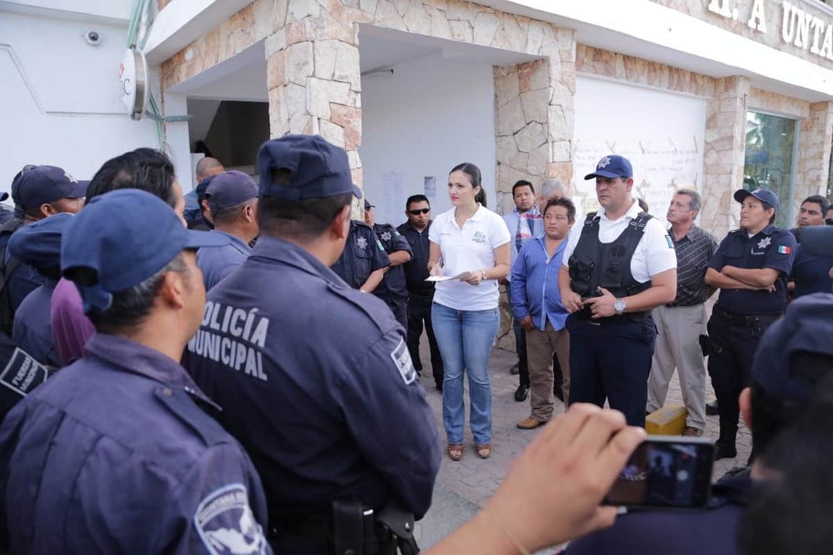 Disuelven amenaza de paro de policías de Tulum