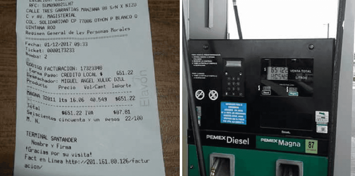 Denuncian descarado robo en gasolineras de la capital del estado