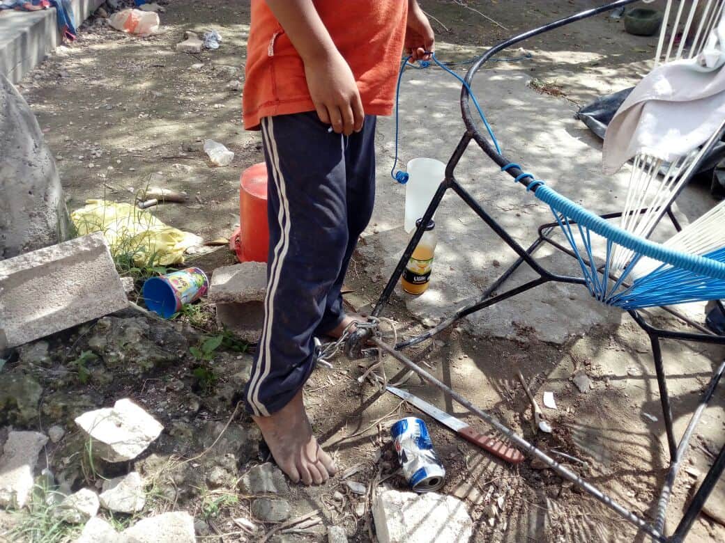 Rescatan a tres niños encadenados en Cancún