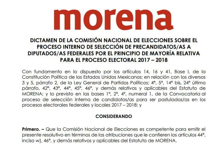 Nada para nadie aún en Morena