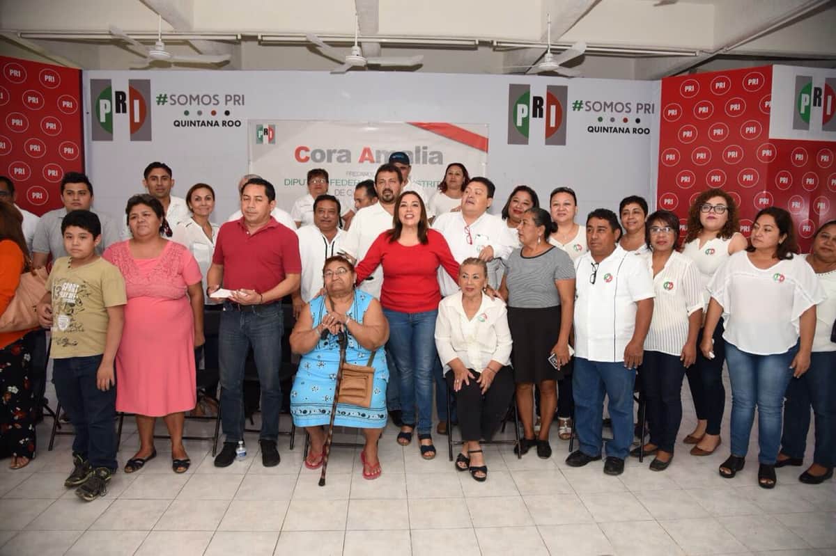 Pide Cora Amalia apoyo a los sectores