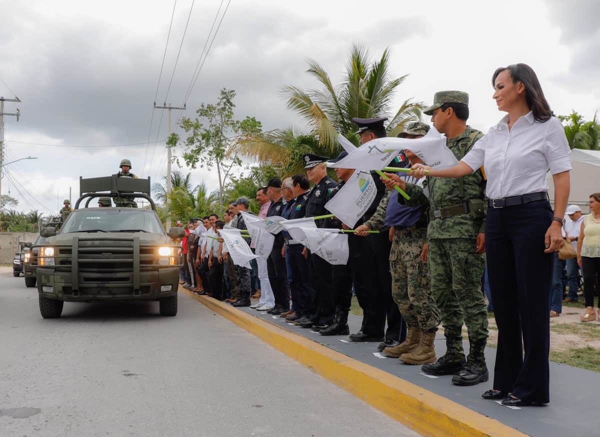 Laura Fernández da banderazo de inicio al Operativo Vacacional de Semana Santa