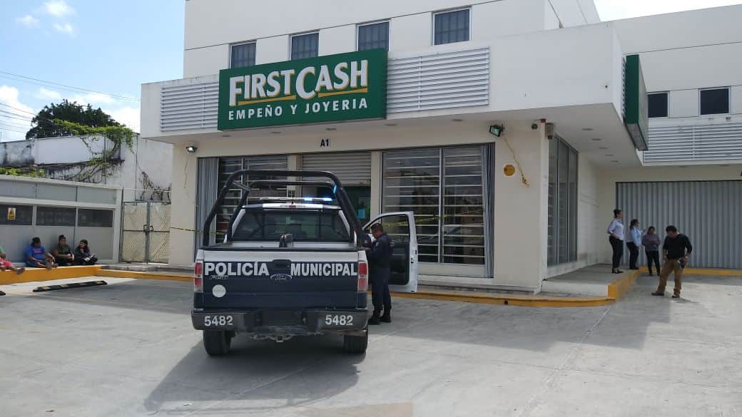 Asaltan casa de empeño en Cancún