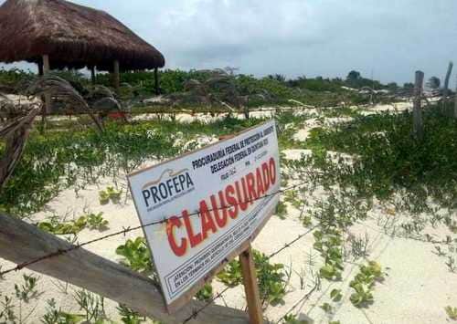 Clausura PROFEPA obra en la Biósfera de Sian Ka'an