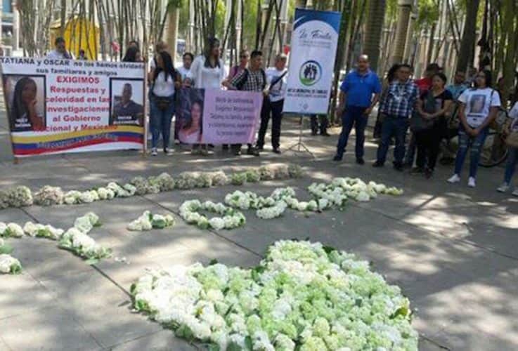 Protestan en Colombia por desaparición de Tatiana