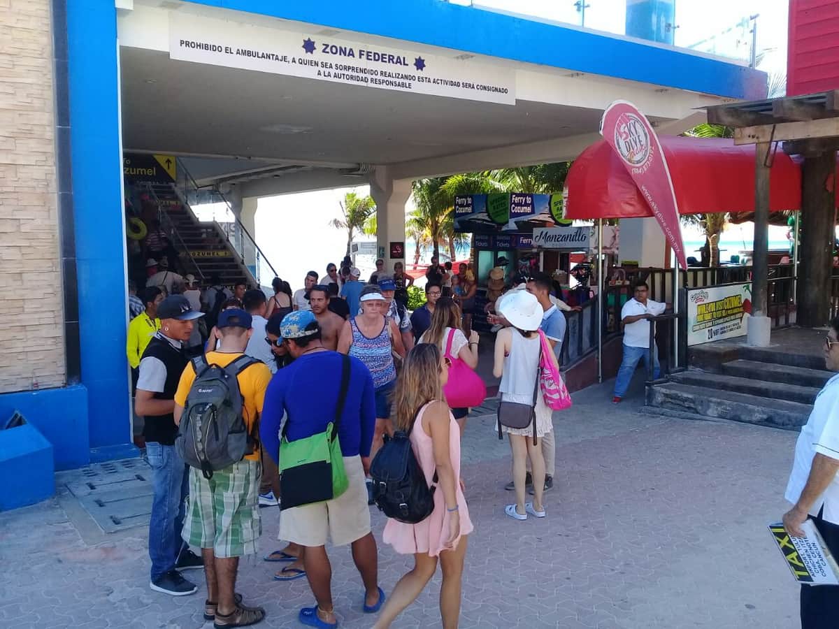 Turismo internacional continúa cruzando tranquilamente a Cozumel