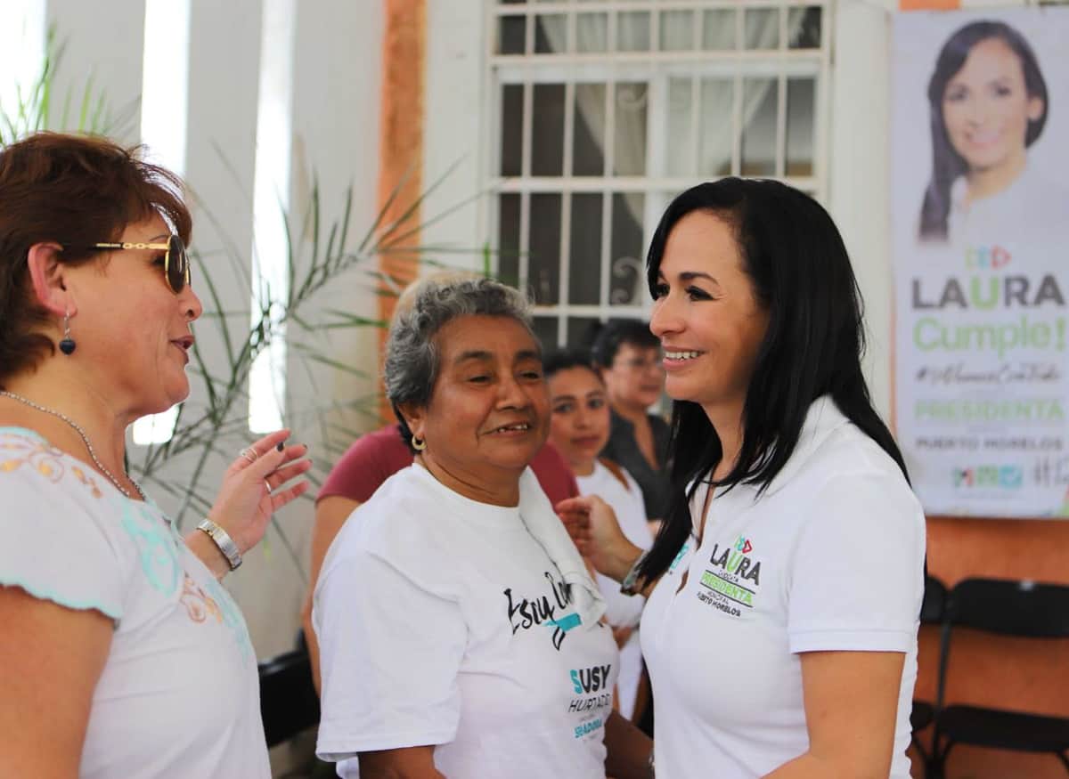 Ofrece Laura Fernández más espacios públicos de calidad en Puerto Morelos