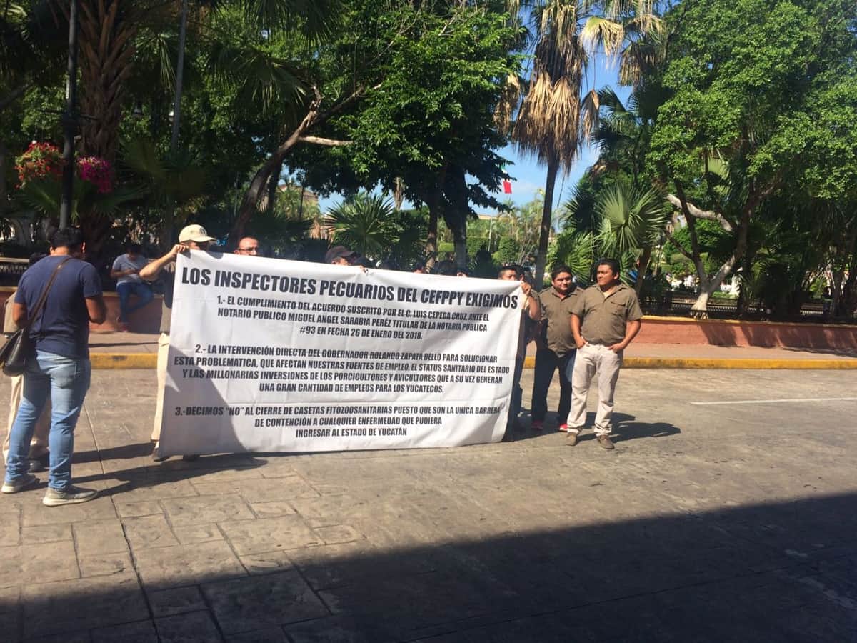 Inspectores pecuarios exigen alza salarial