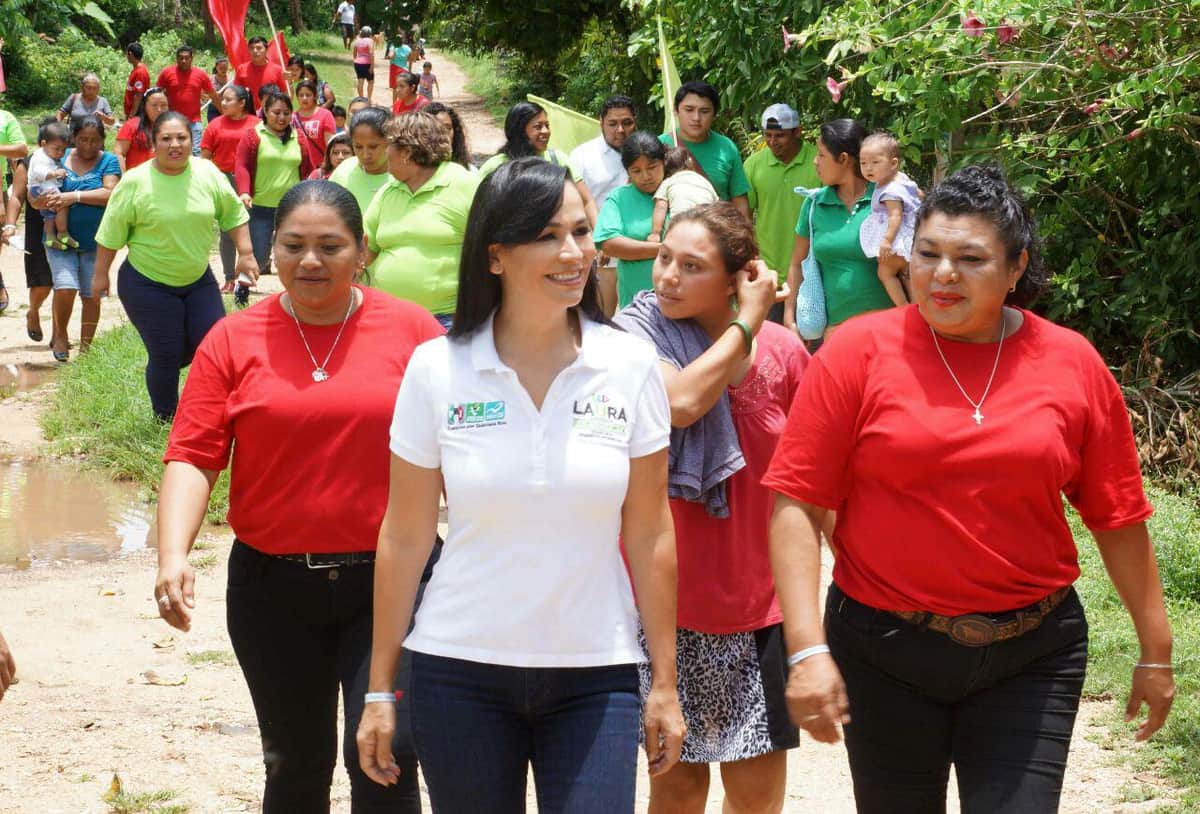 Laura Fernández transformará la comunidad Leona Vicario