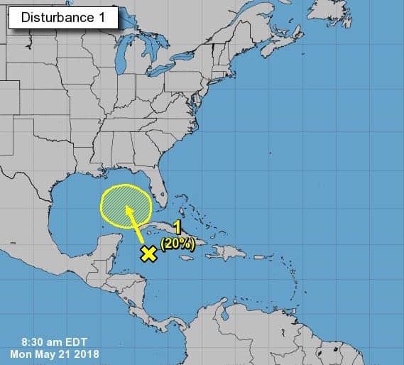 Advierten por zona de inestabilidad en el Caribe