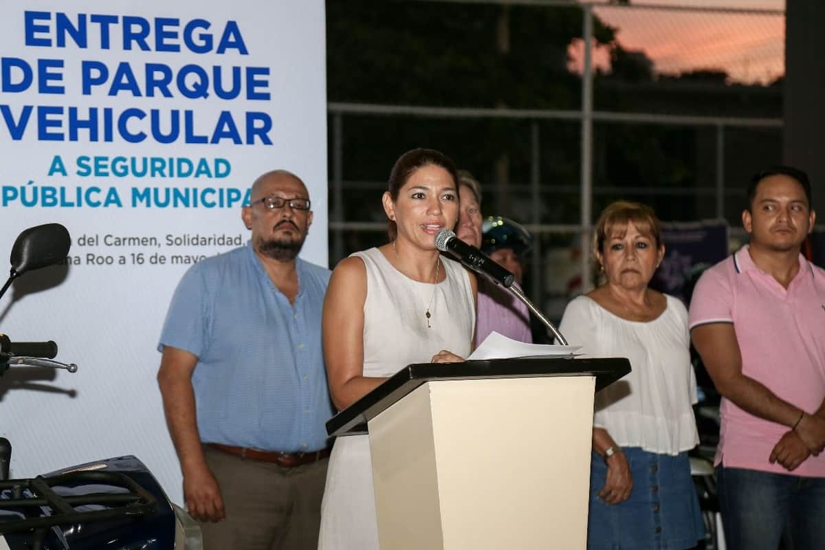 Ayuntamiento de Solidaridad entrega 25 cuatrimotos nuevas para fortalecer la seguridad