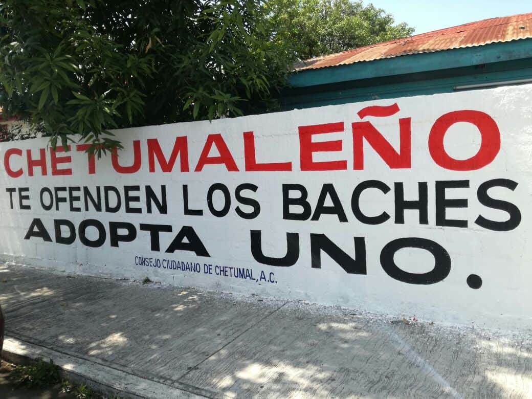 Invitan a chetumaleños a “adoptar” un bache