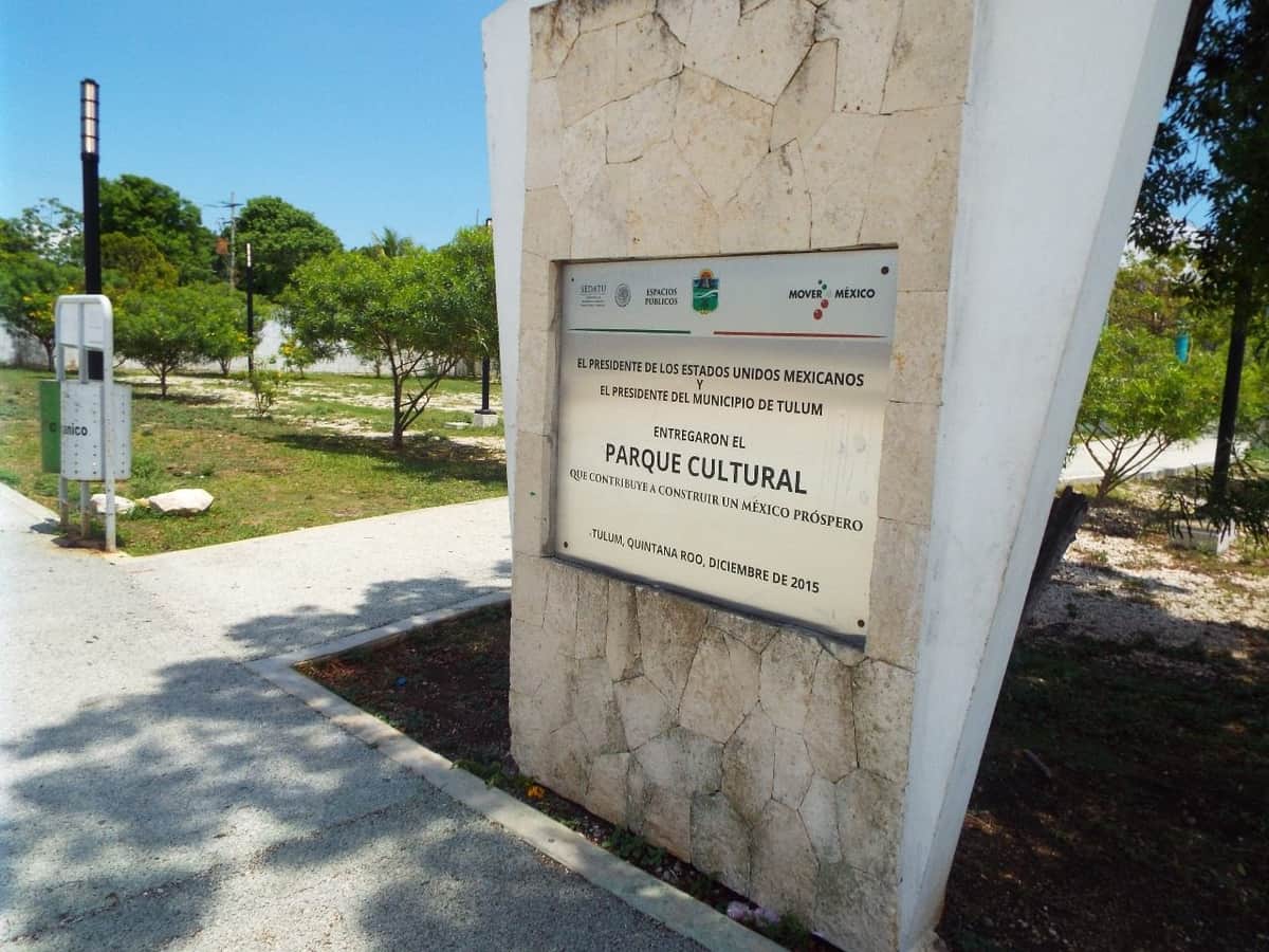 En pésimas condiciones el "Parque Cultural" de Tulum