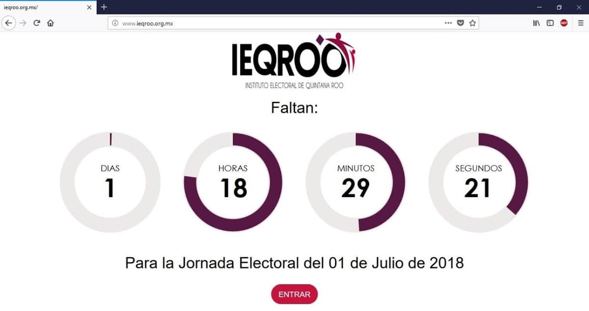 Trabajos de CFE, causa de fallas en página del Ieqroo