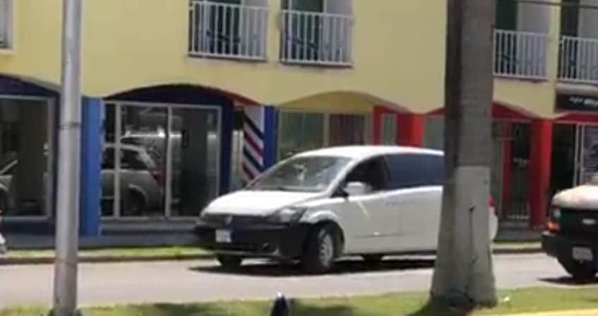 Captan “levantón” en Cozumel