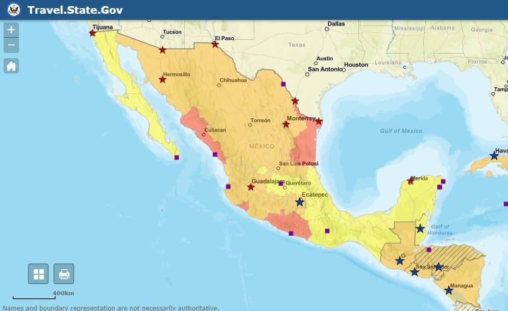 Sin problema, Quintana Roo con las alertas de viaje de Estados Unidos