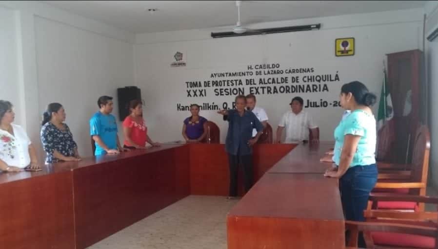 Nombran a suplente como nuevo alcalde de Chiquilá