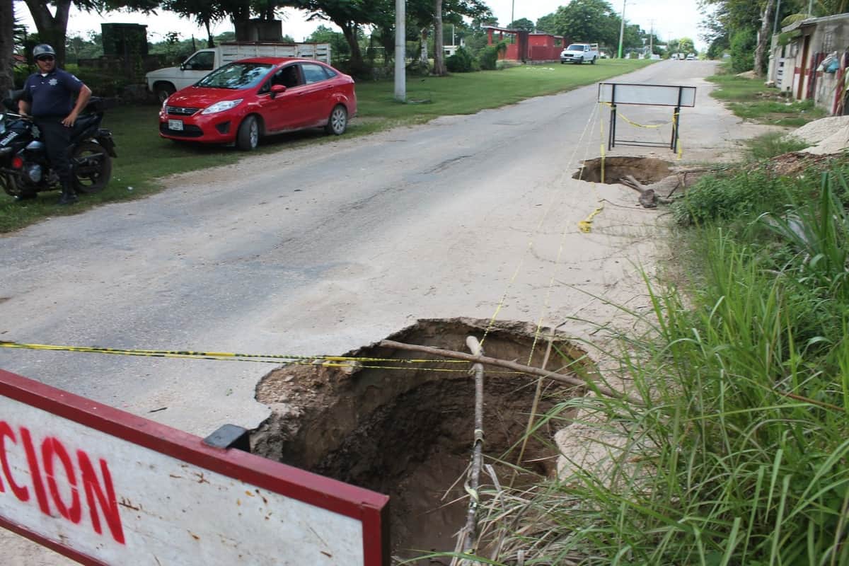 Deja CAPA peligrosos hoyancos en Kantunilkín