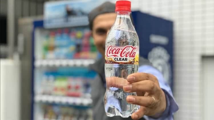 Coca-Cola cambia de color; ahora es transparente
