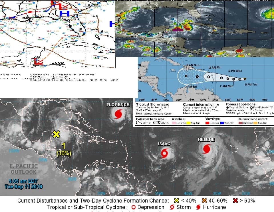 Tormentas para Quintana Roo pero Isaac sigue sin amenazar costas locales