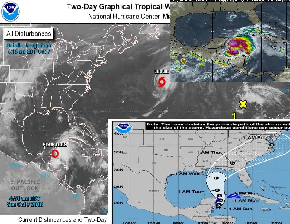 Se converte en "Tormenta Michael", la Depresión Tropical “No. 14”