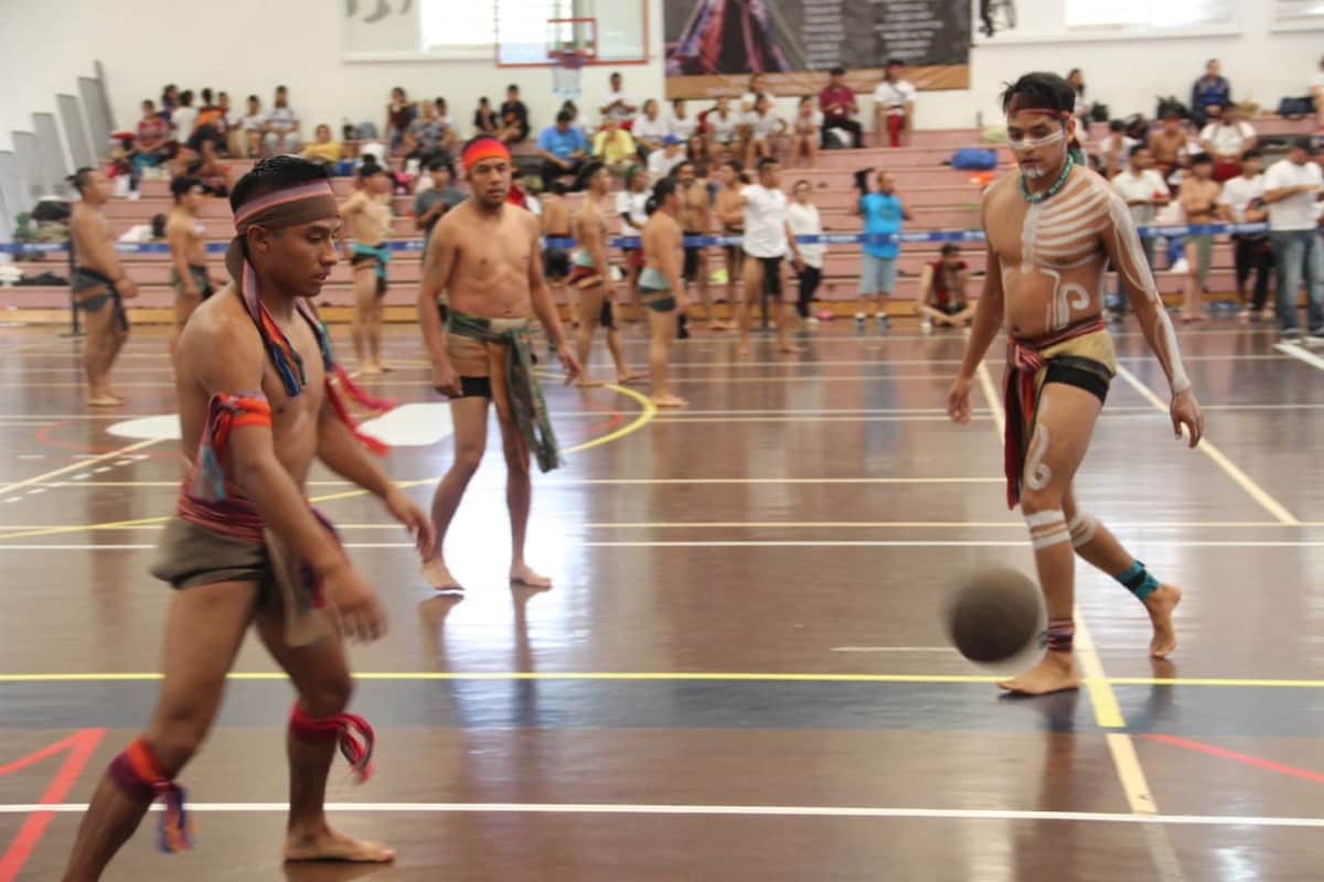 Celebran ancestral campeonato de Juego de Pelota en Chetumal