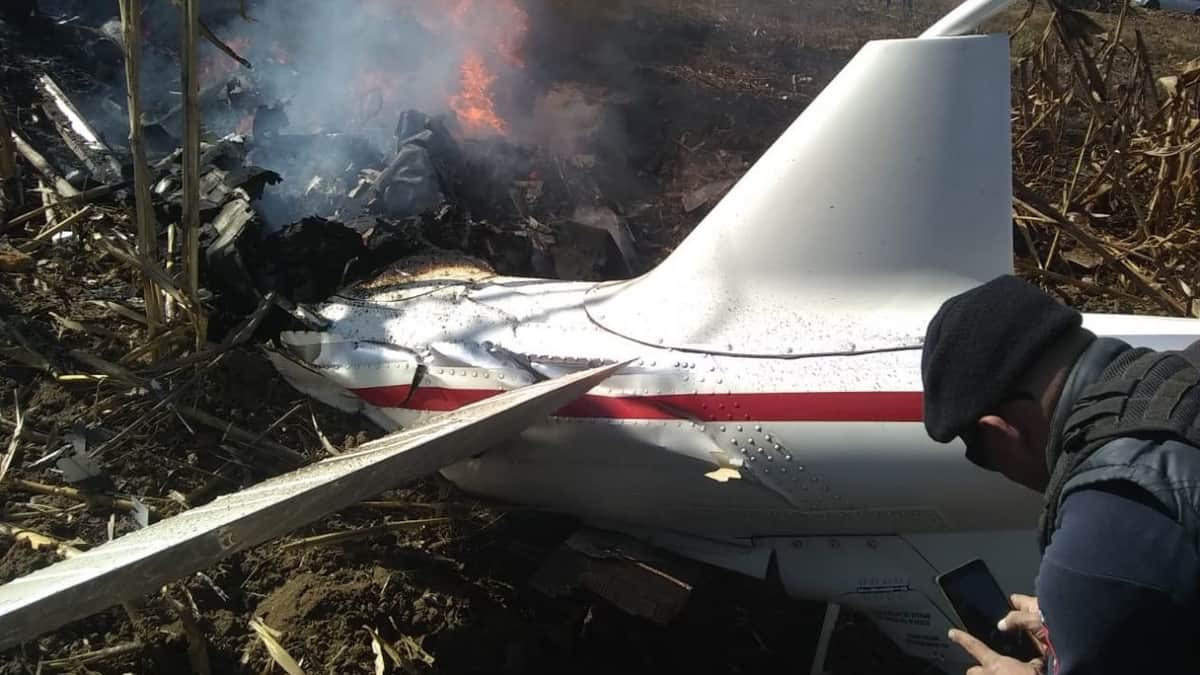 Se desploma helicóptero donde posiblemente viajaba la gobernadora de Puebla