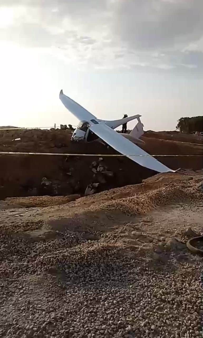 Cae avioneta en Calica