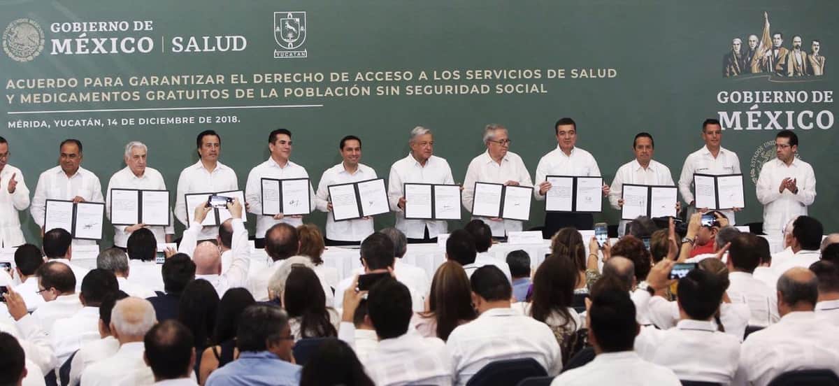 Firma Carlos Joaquín el convenio nacional para mejorar la salud pública