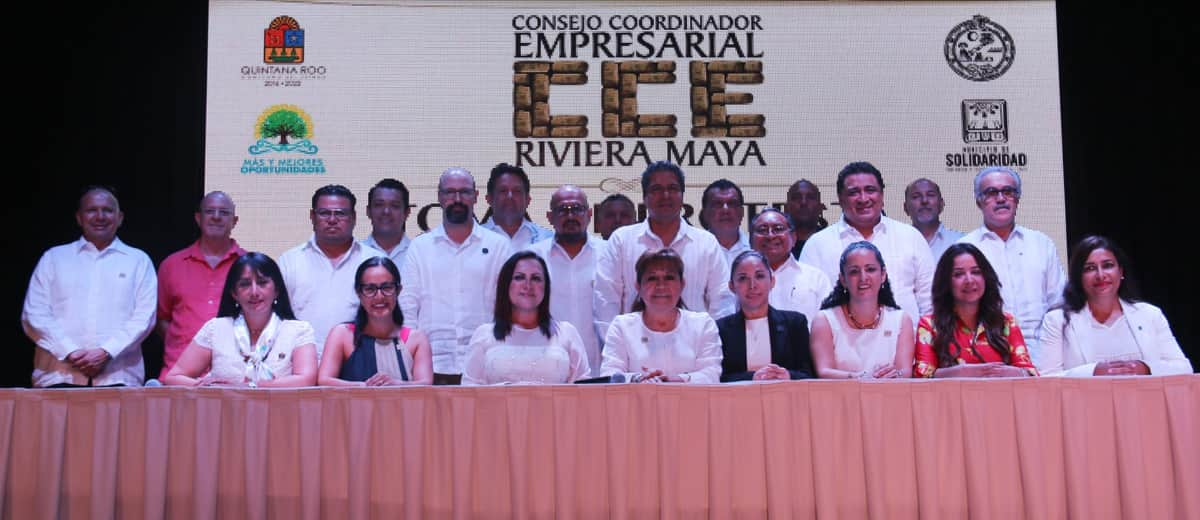 Rinde protesta el nuevo Consejo Coordinador Empresarial Riviera Maya
