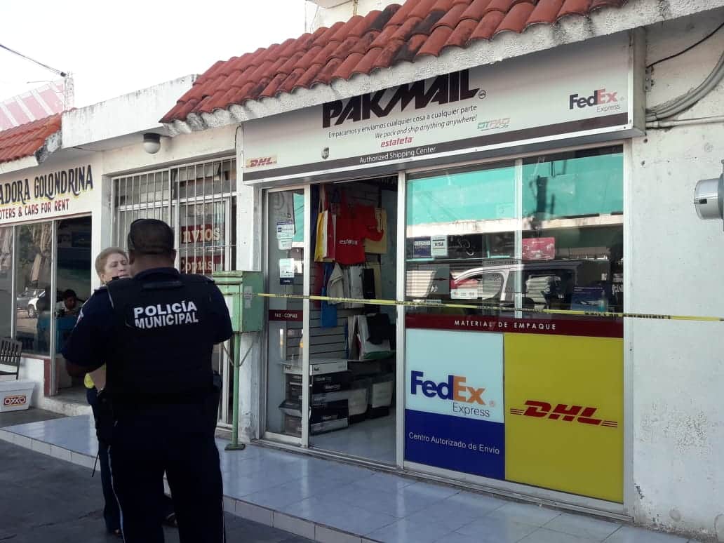 Robo varios comercios en pleno centro de Cozumel