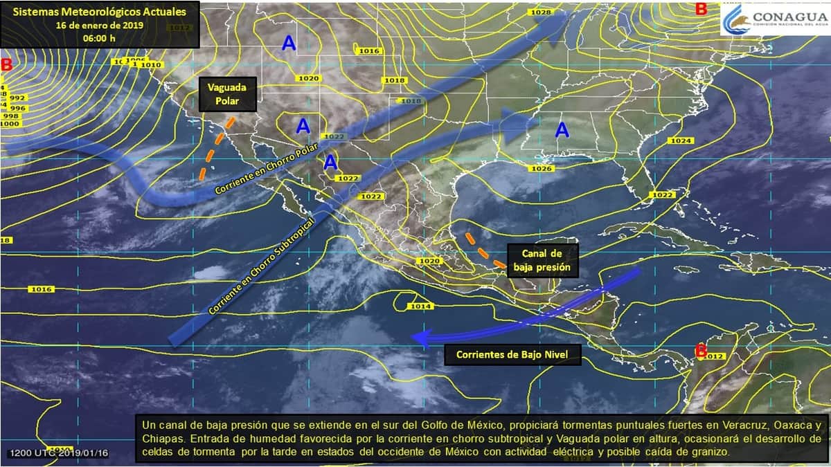 Clima cálido en el día, con algunas lluvias para Q. Roo