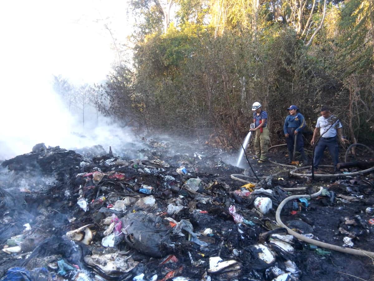 Conato de incendio en el basurero de Chetumal