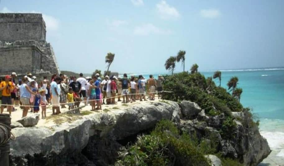 Bonanza turística en vestigios de Tulum