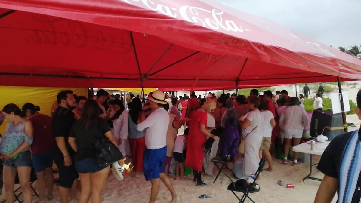 Suspenden, por lluvia, Viacrucis de la Zona Hotelera