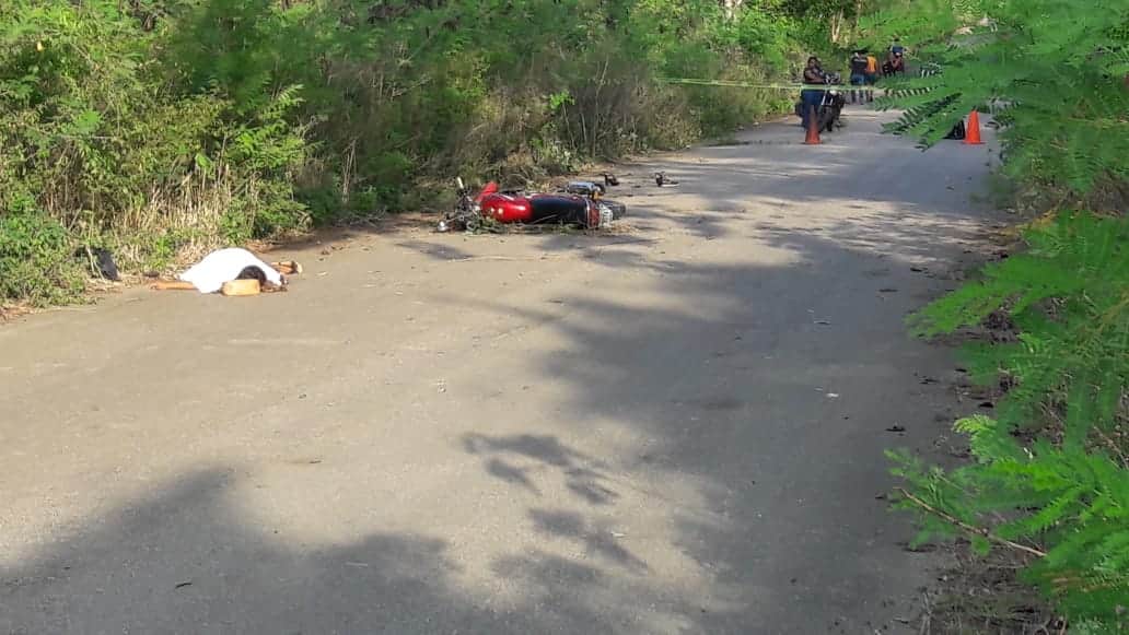 Muere por subirse a una motocicleta en Cafetal